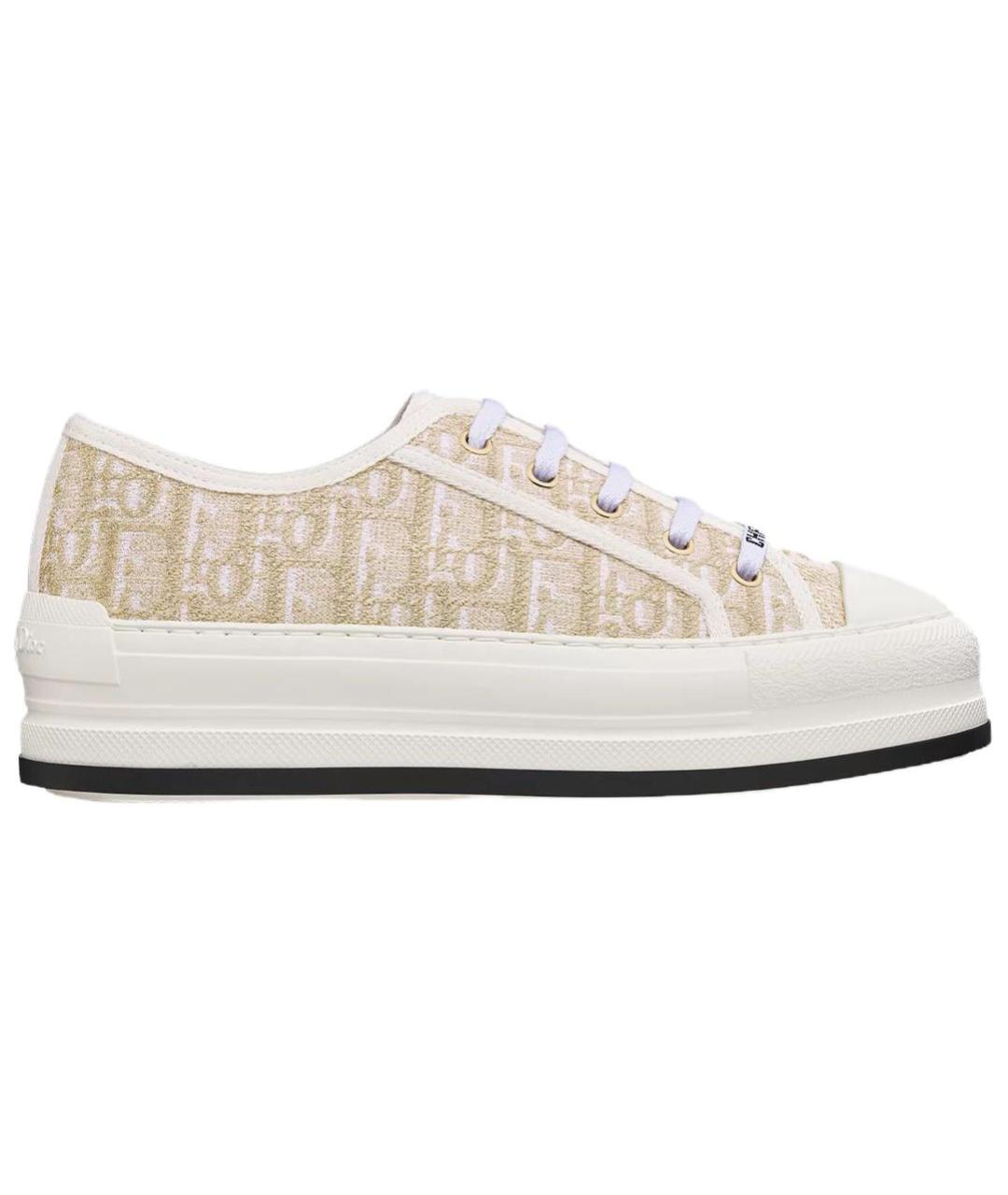 CHRISTIAN DIOR Бежевые кроссовки, фото 1