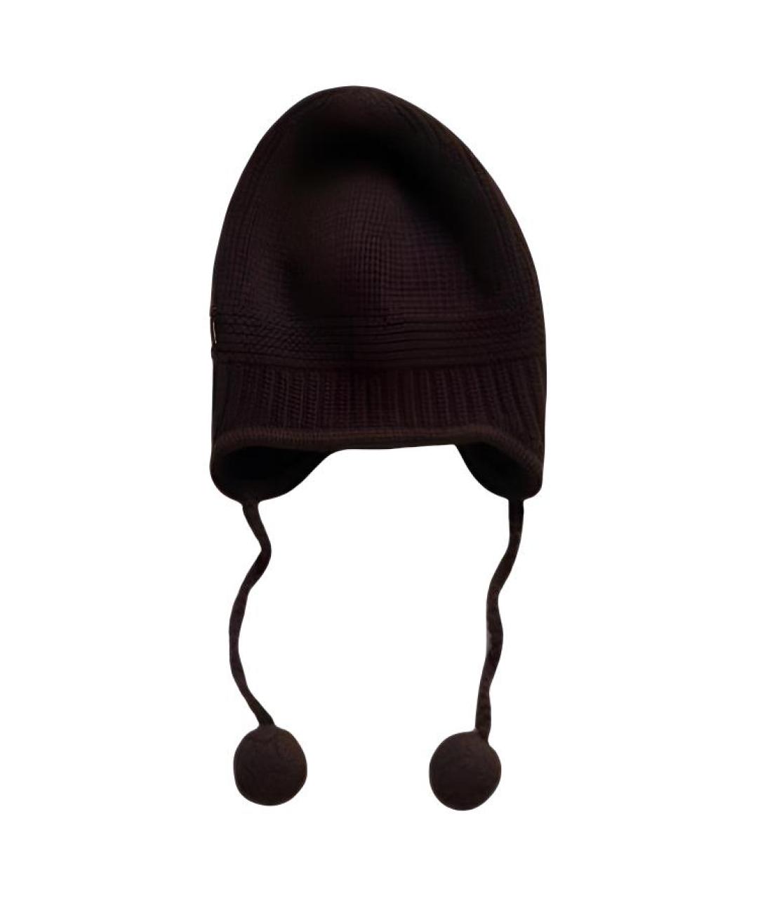 MIU MIU Коричневая шапка, фото 1