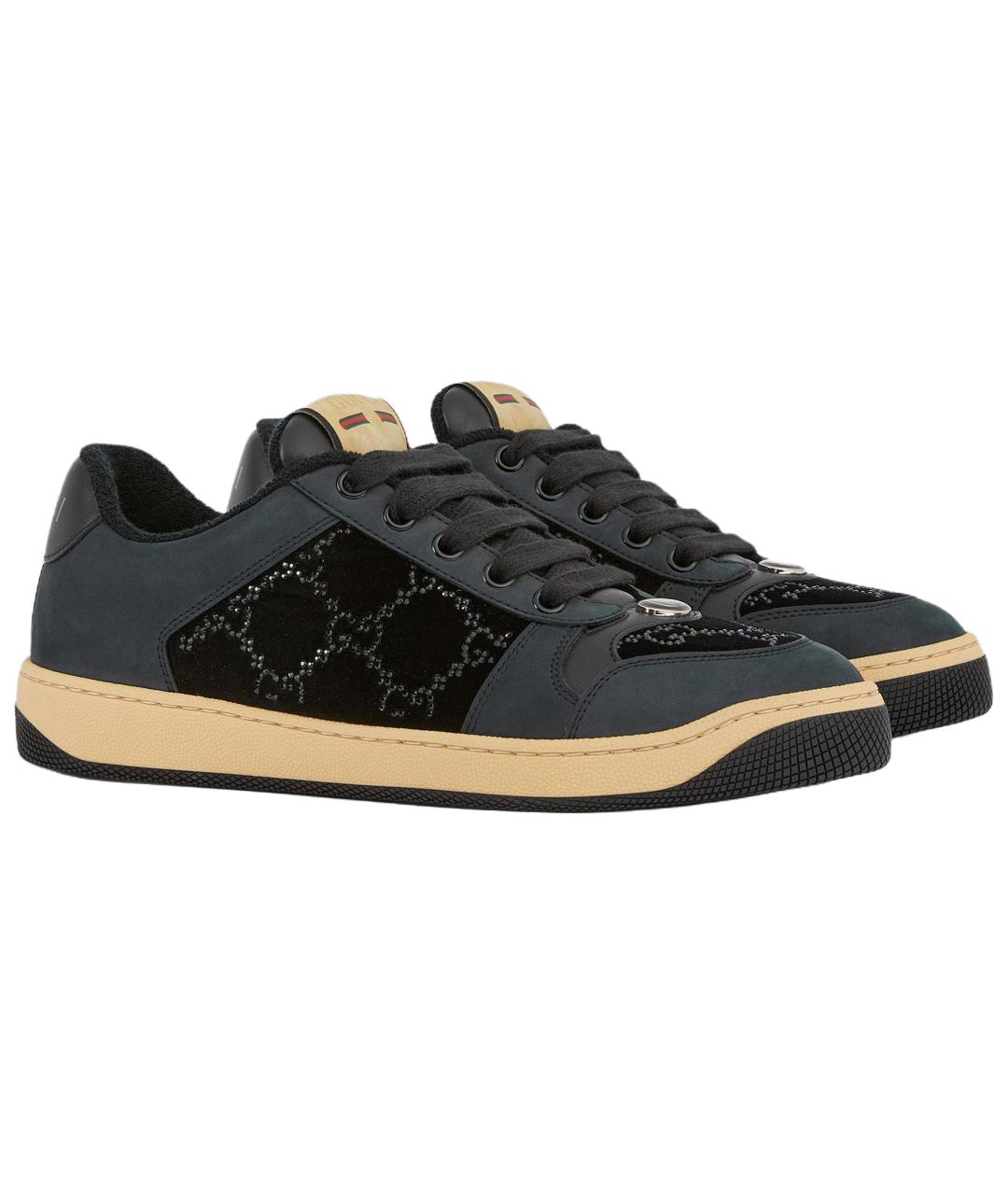 GUCCI Черные кроссовки, фото 3