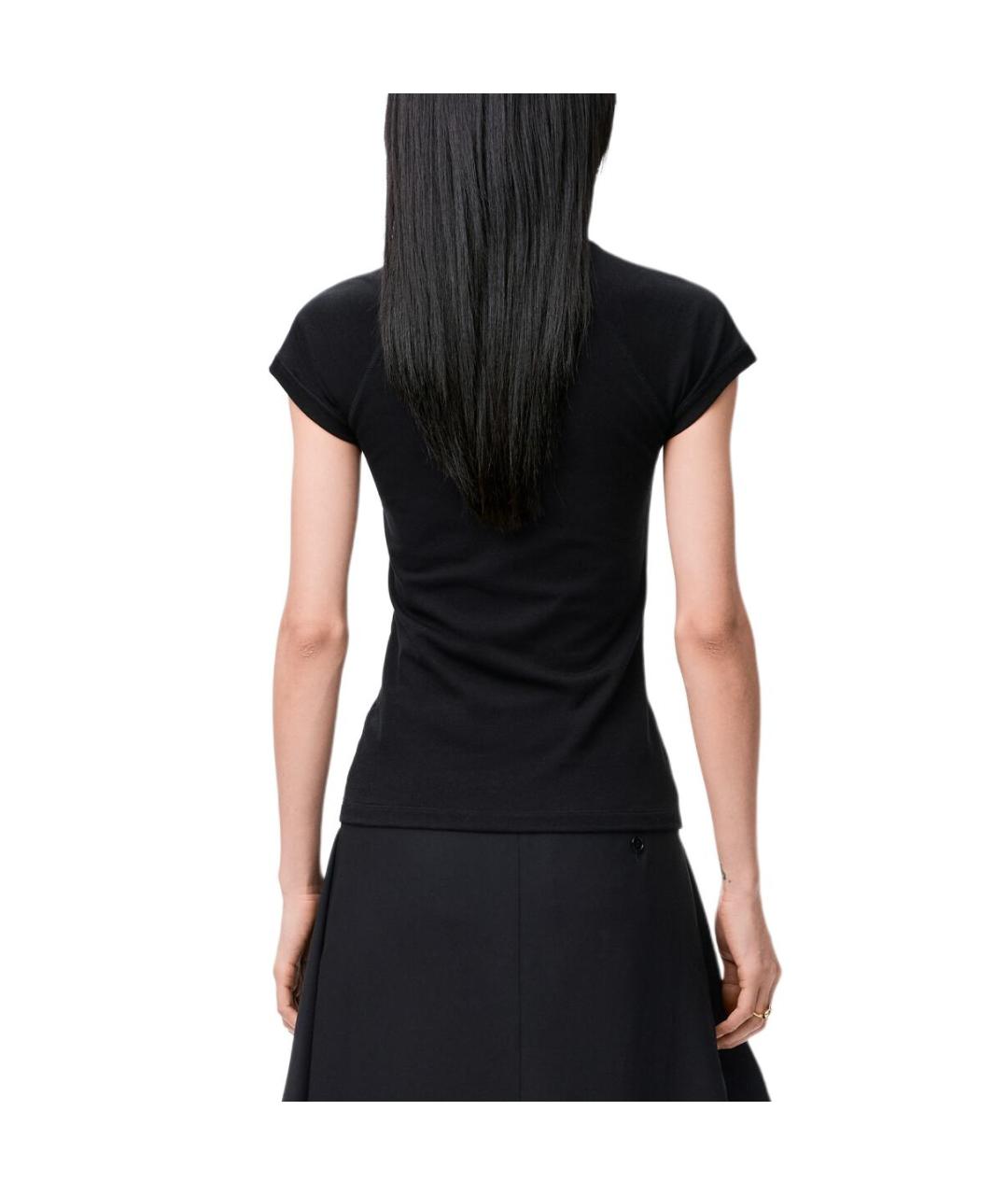 LOEWE Черная футболка, фото 3