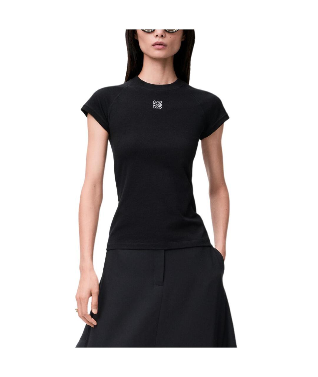 LOEWE Черная футболка, фото 2