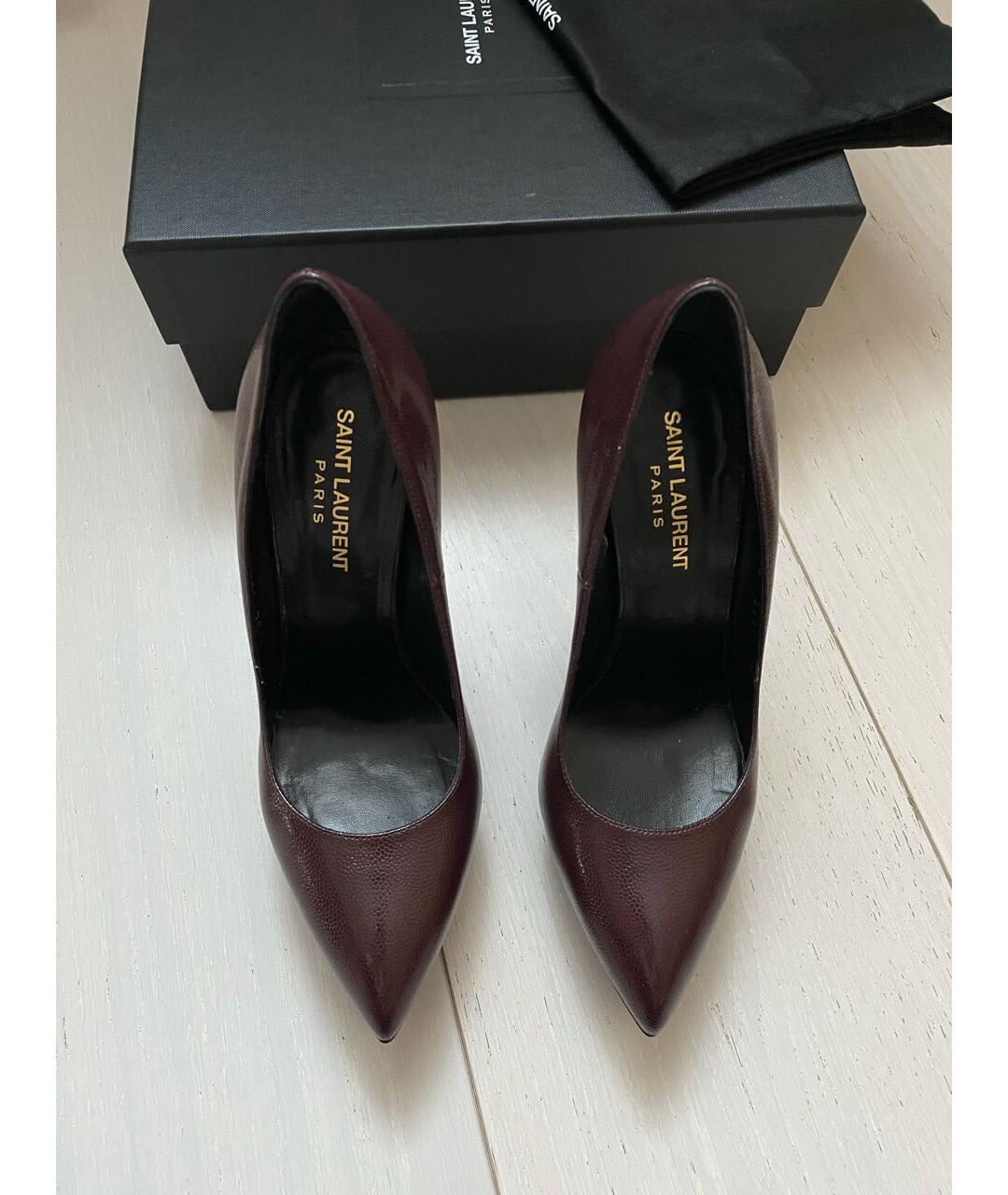 SAINT LAURENT Кожаные туфли, фото 3