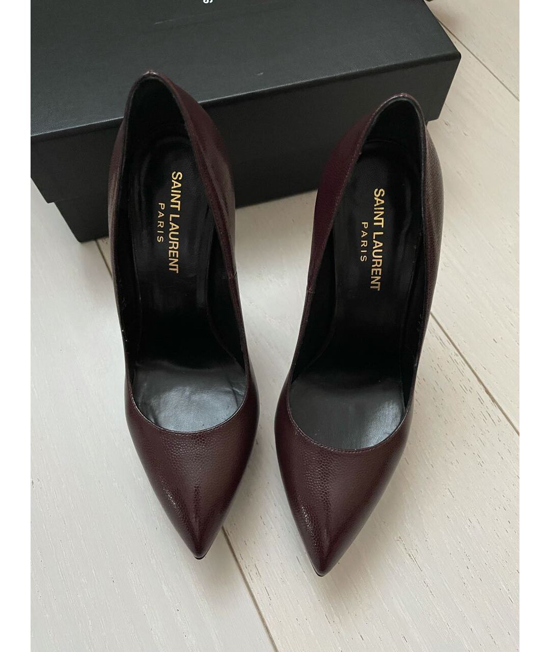 SAINT LAURENT Кожаные туфли, фото 2