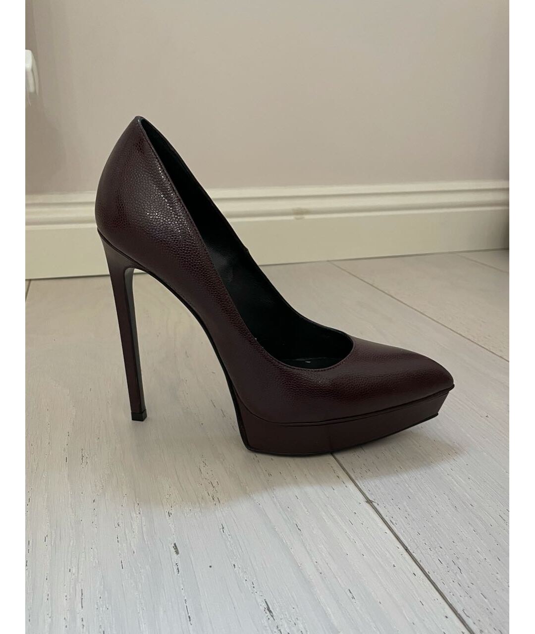 SAINT LAURENT Кожаные туфли, фото 9