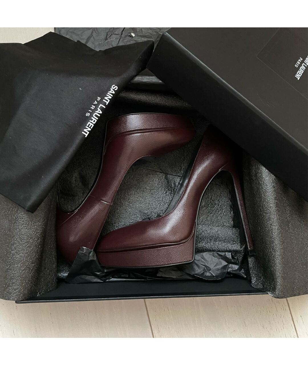 SAINT LAURENT Кожаные туфли, фото 5