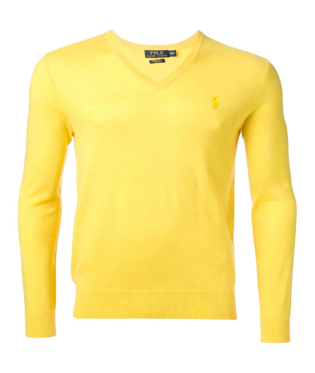 POLO RALPH LAUREN Желтый джемпер / свитер, фото 1