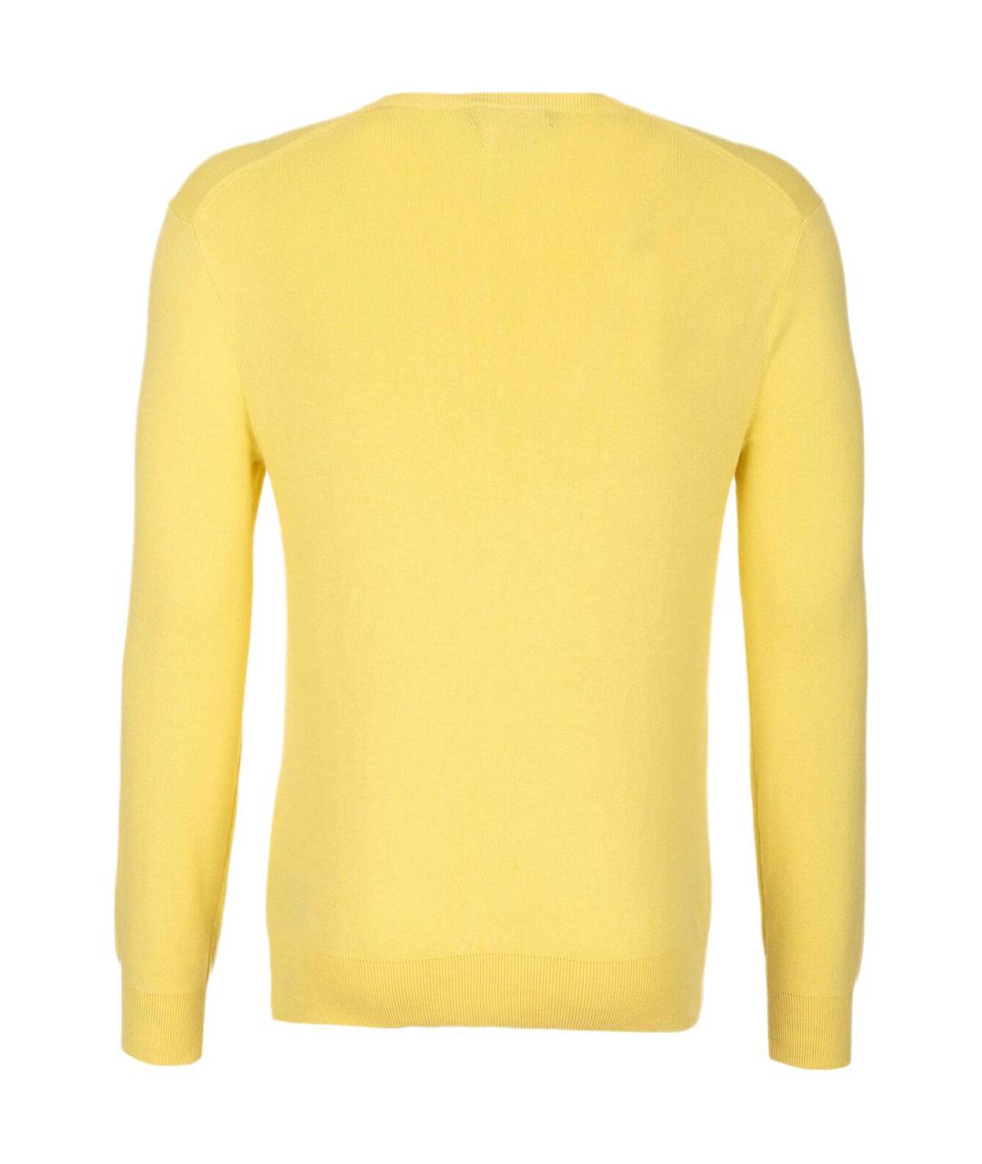 POLO RALPH LAUREN Желтый джемпер / свитер, фото 2
