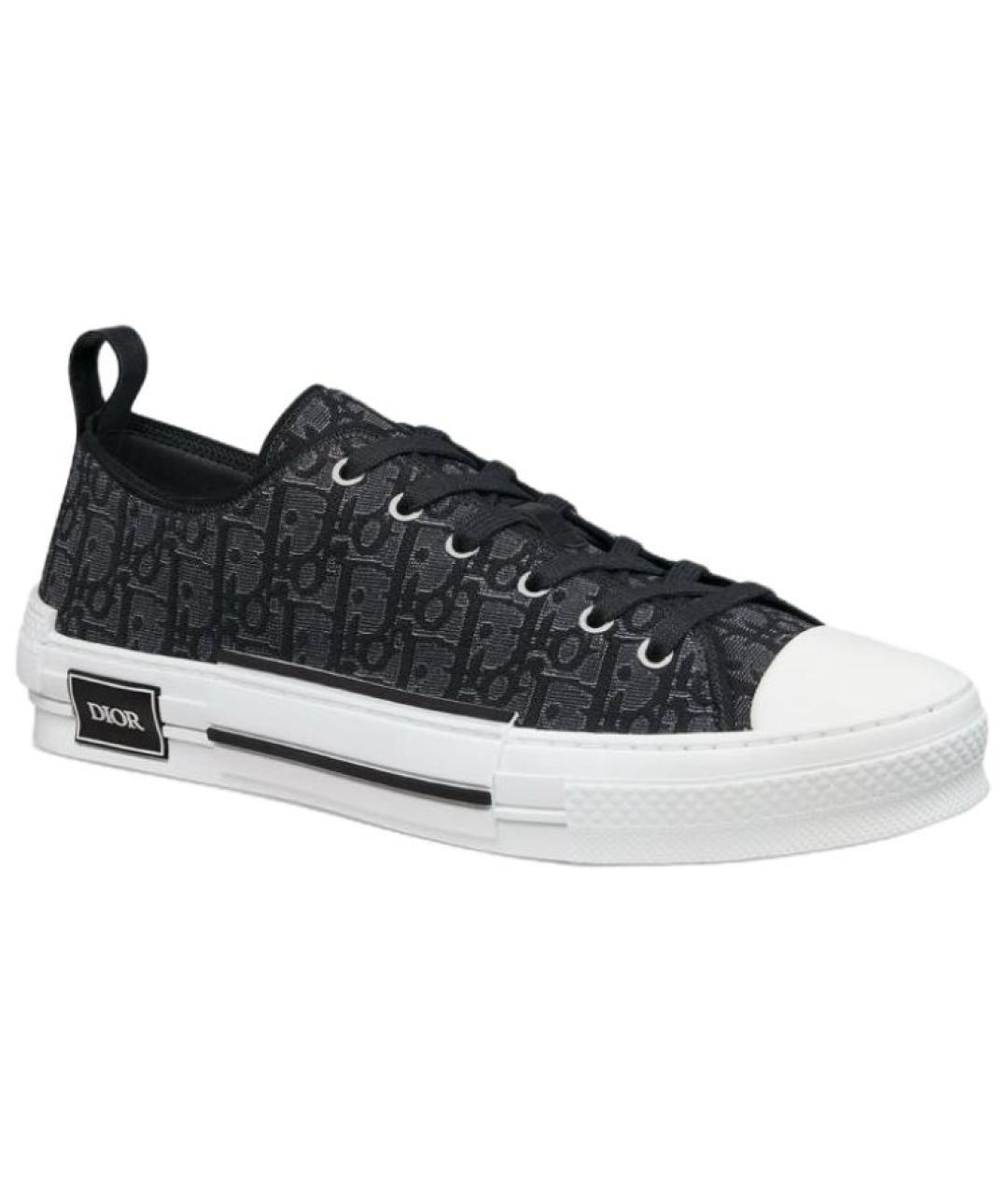 CHRISTIAN DIOR Черные низкие кроссовки / кеды, фото 3