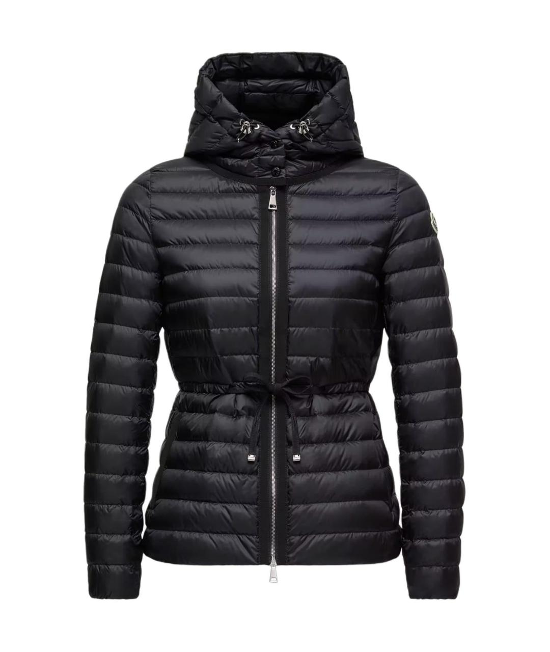 MONCLER Черный пуховик, фото 1