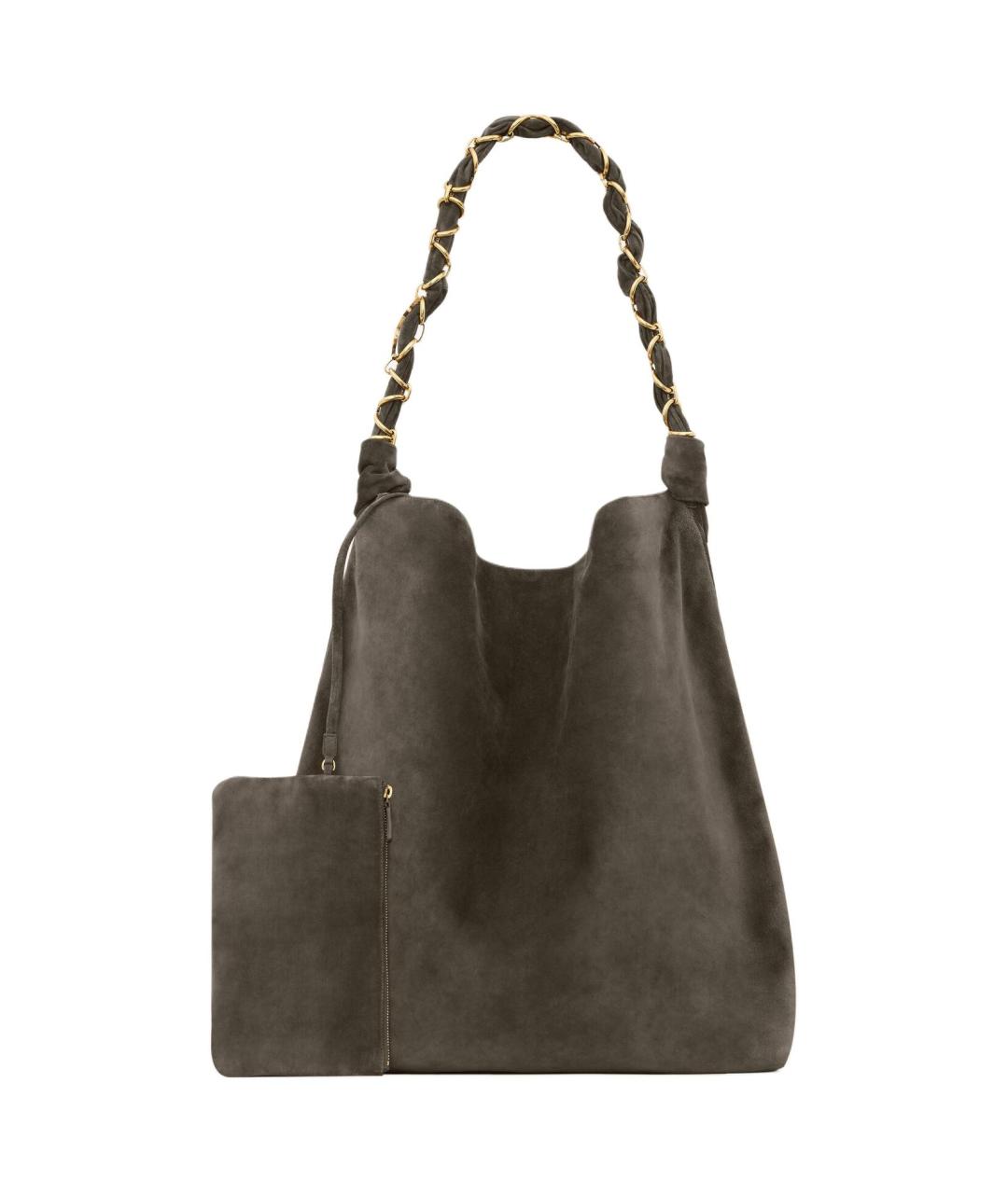 SAINT LAURENT Кожаная сумка через плечо, фото 2