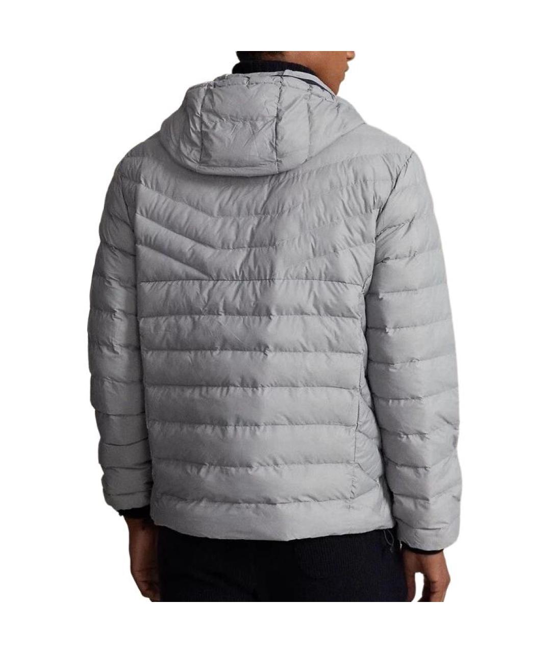 POLO RALPH LAUREN Серый пуховик, фото 2