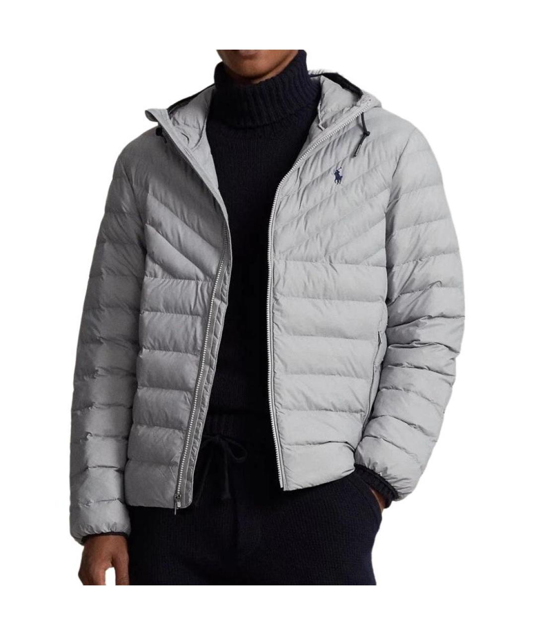 POLO RALPH LAUREN Серый пуховик, фото 6