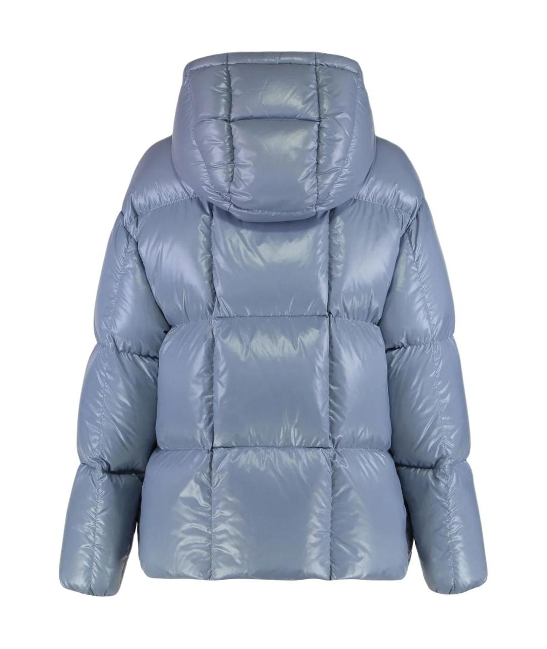 MONCLER Синий пуховик, фото 2