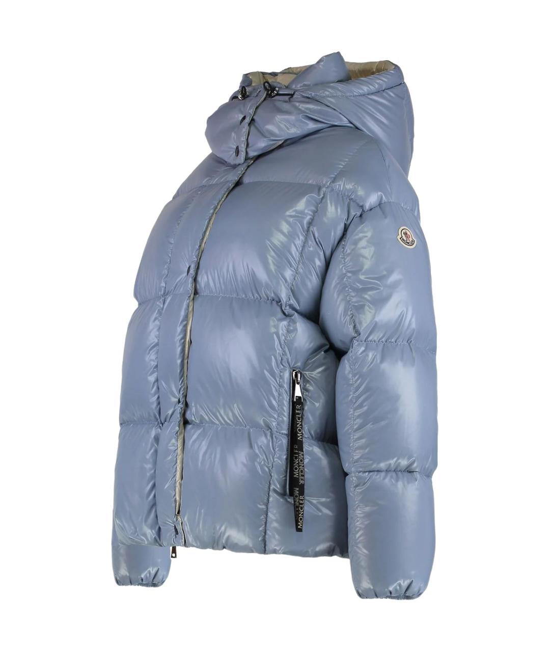 MONCLER Синий пуховик, фото 3