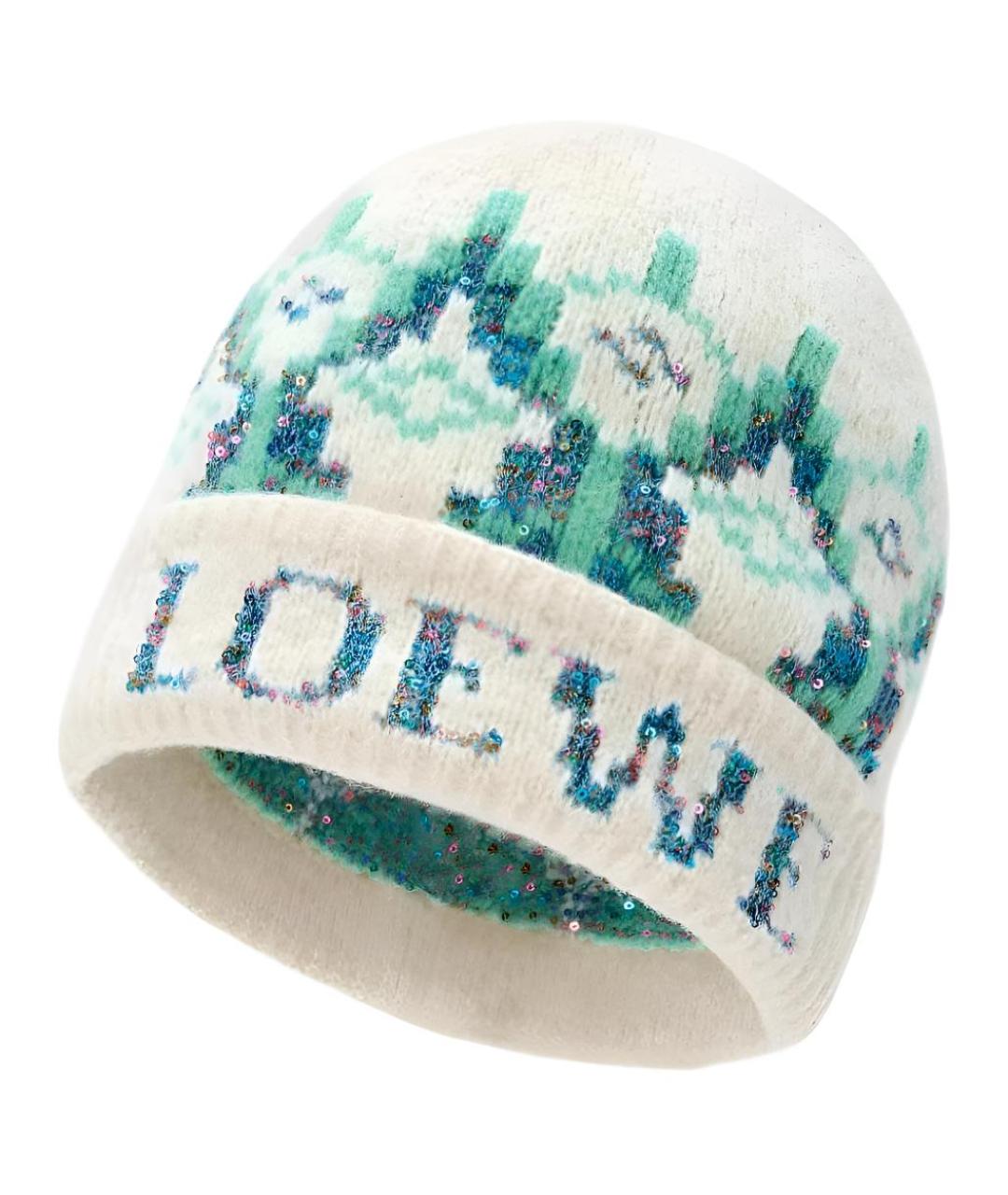 LOEWE Белая шапка, фото 3