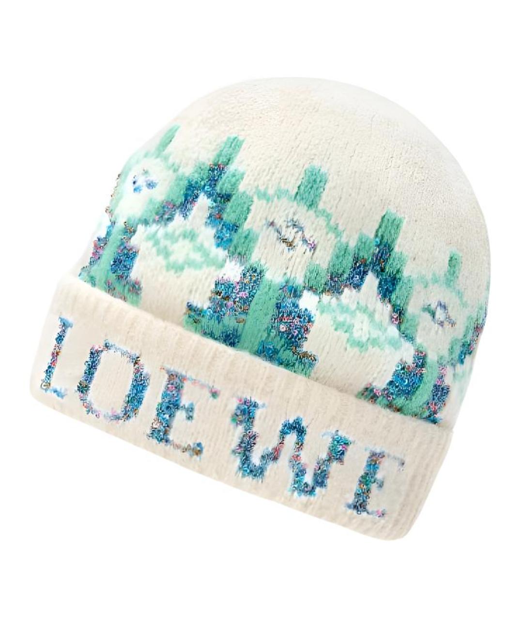 LOEWE Белая шапка, фото 2