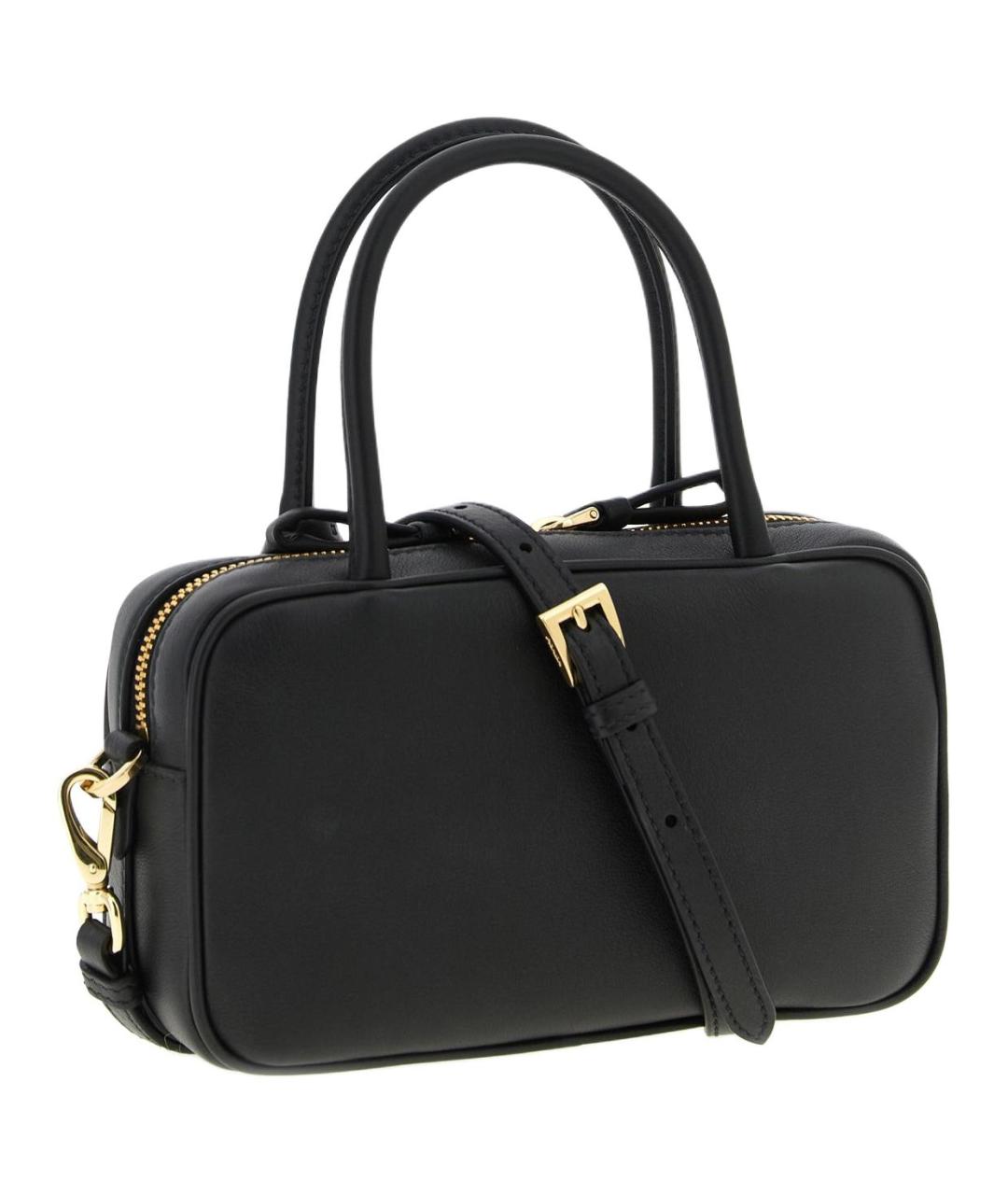 PRADA Черная кожаная сумка через плечо, фото 3