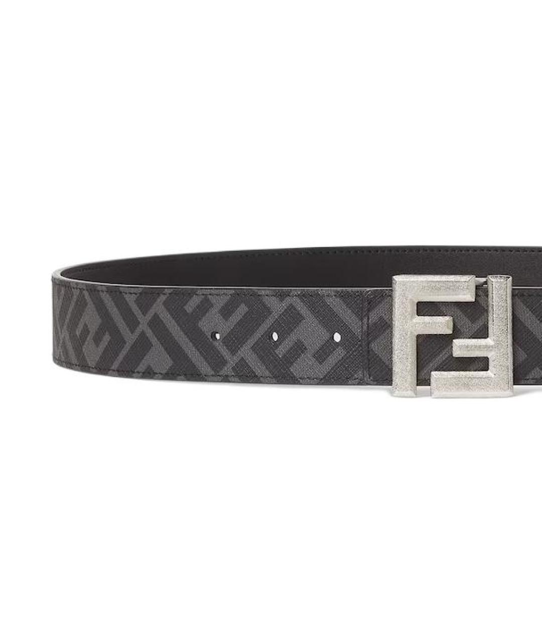 FENDI Черный ремень, фото 3