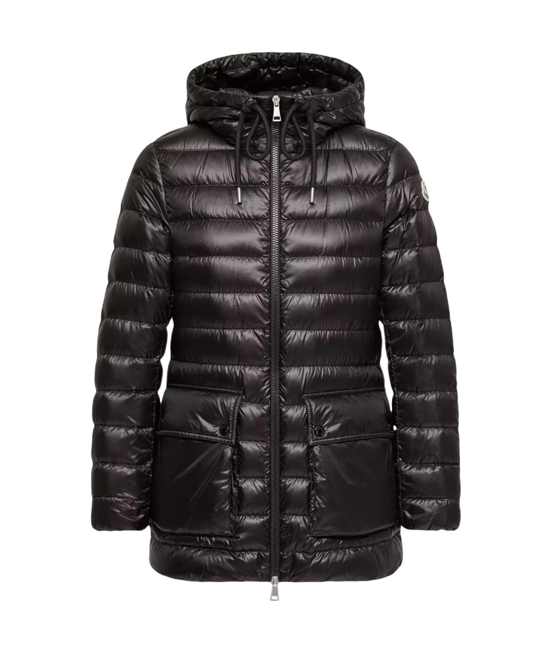 MONCLER Черная полиамидовая куртка, фото 1