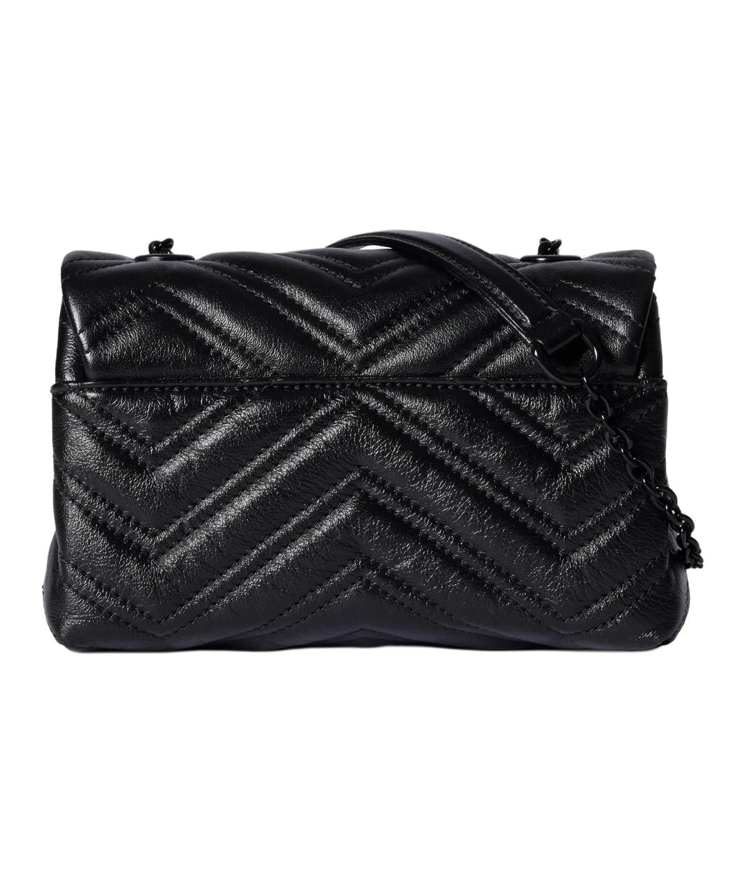 GUCCI Черная кожаная сумка через плечо, фото 3