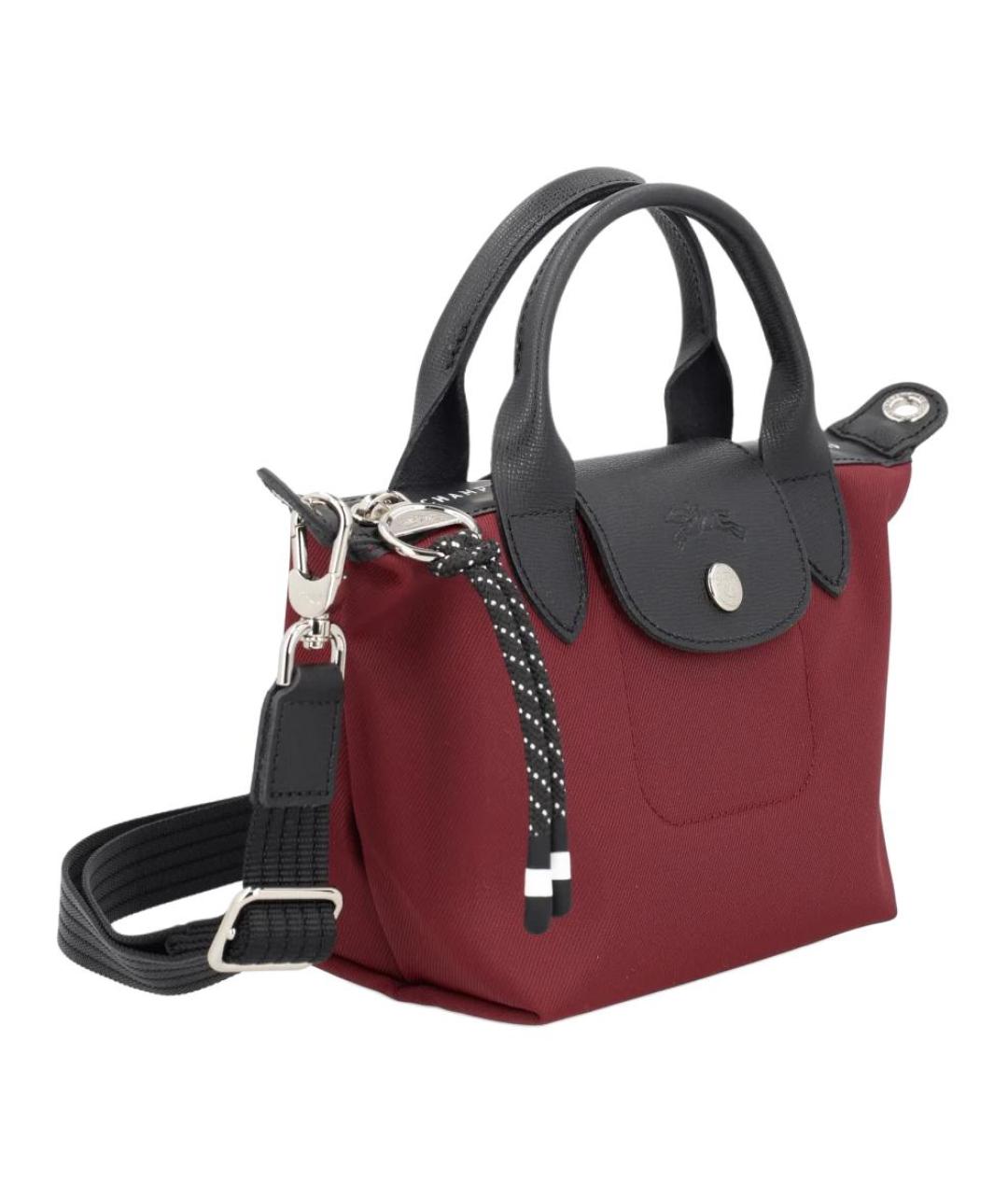 LONGCHAMP Бордовая сумка с короткими ручками, фото 2