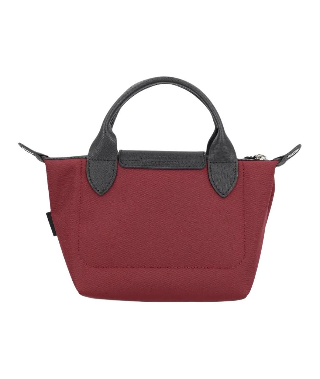 LONGCHAMP Бордовая сумка с короткими ручками, фото 3