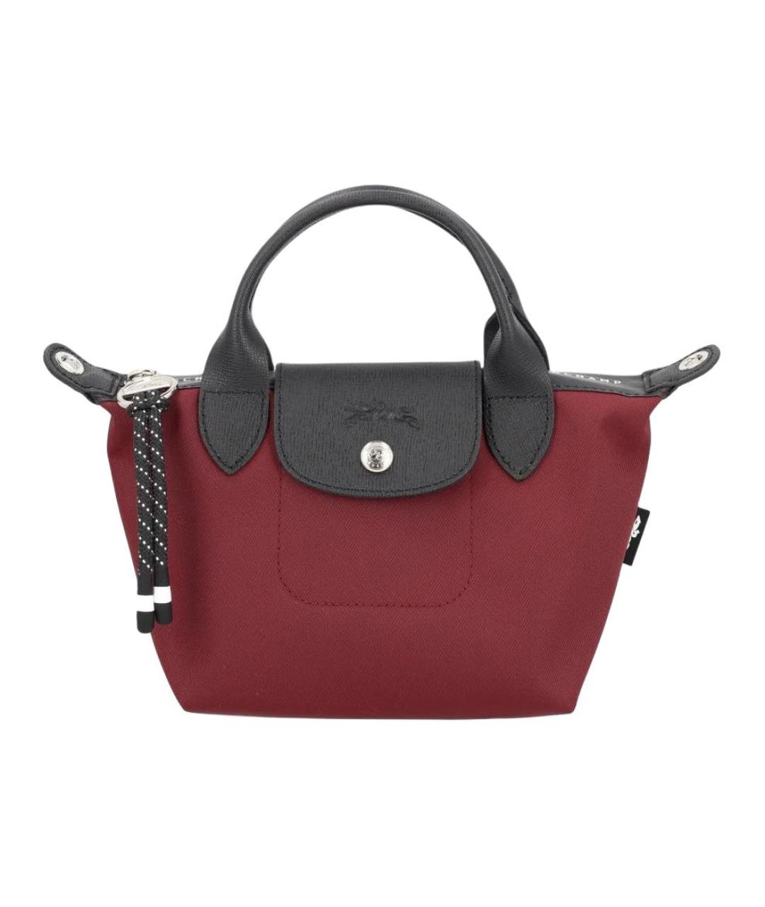 LONGCHAMP Бордовая сумка с короткими ручками, фото 1