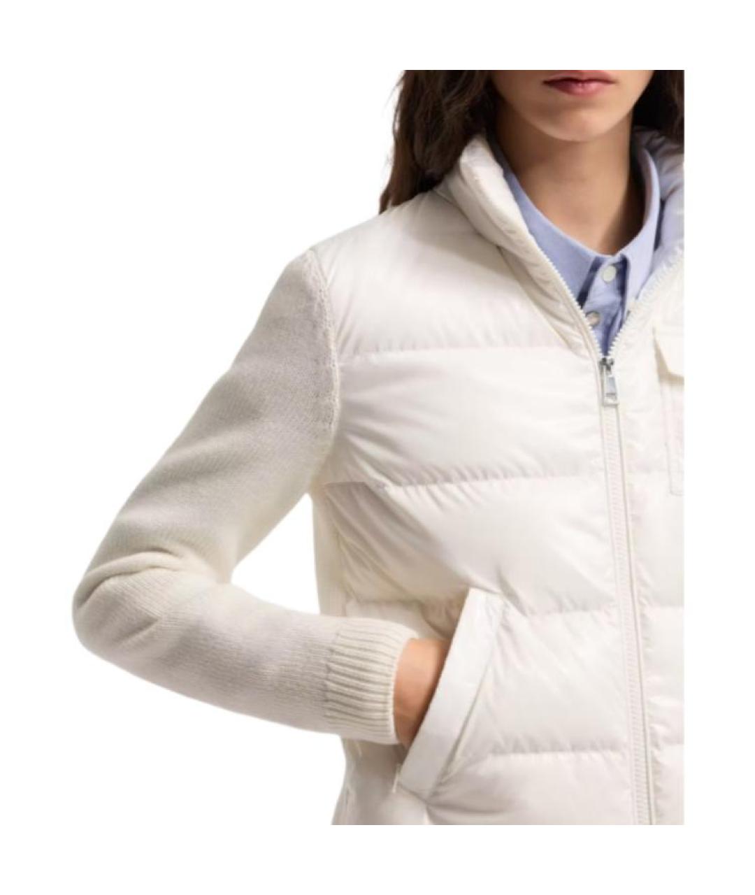 MONCLER Белая куртка, фото 5