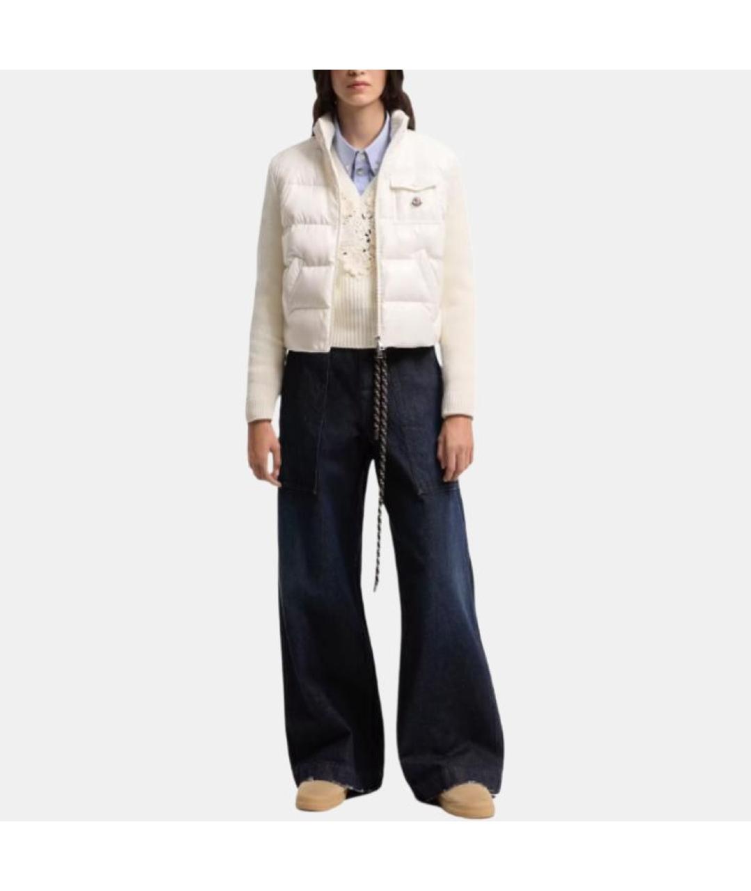 MONCLER Белая куртка, фото 3