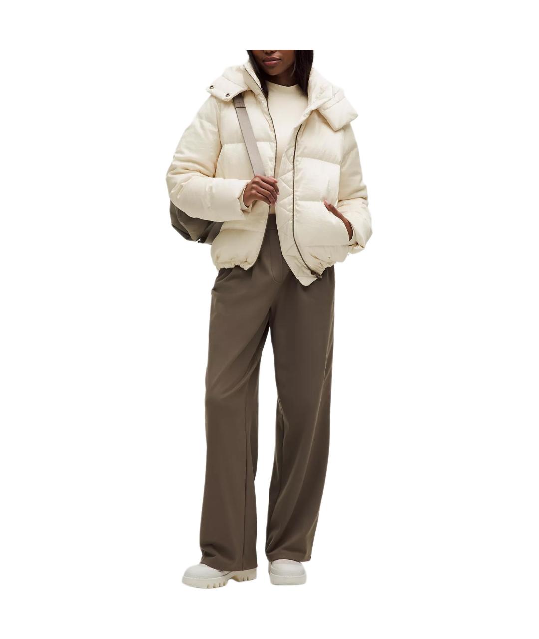 Lululemon Белый пуховик, фото 3