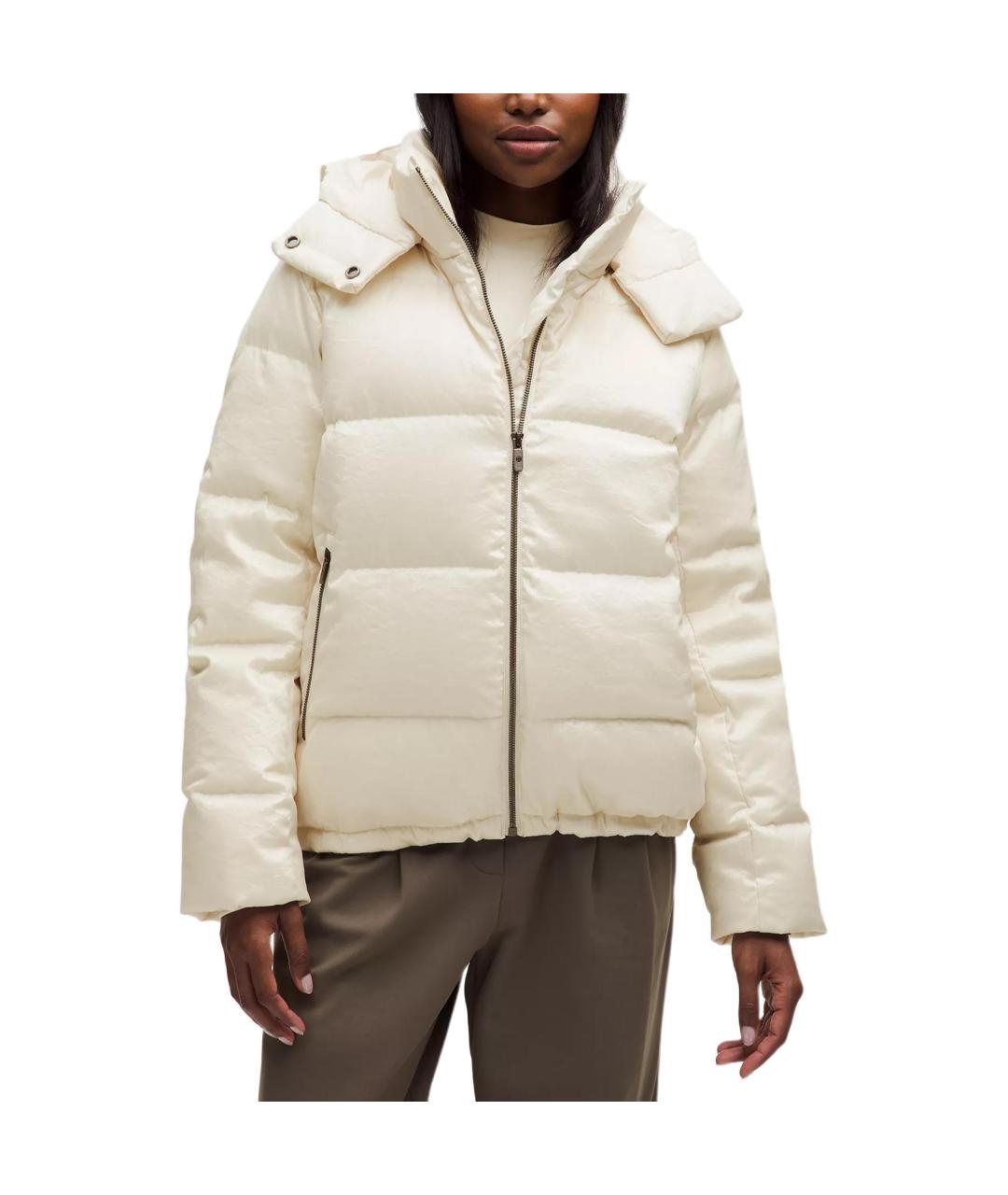 Lululemon Белый пуховик, фото 4