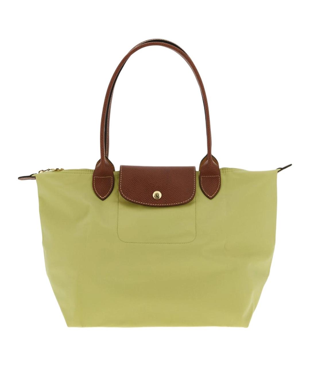 LONGCHAMP Желтая сумка тоут, фото 1