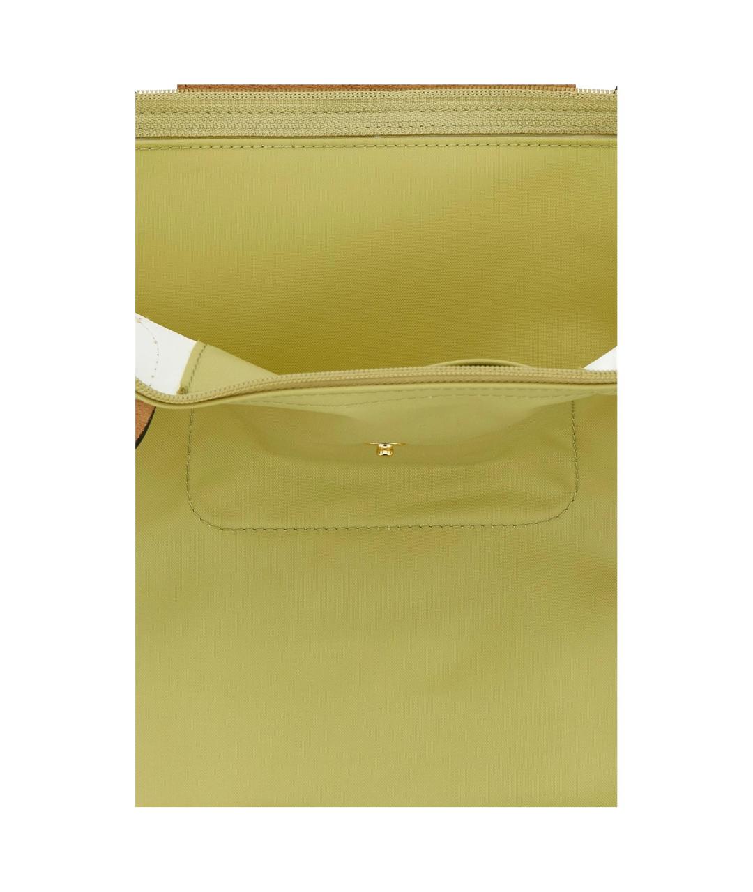 LONGCHAMP Желтая сумка тоут, фото 4