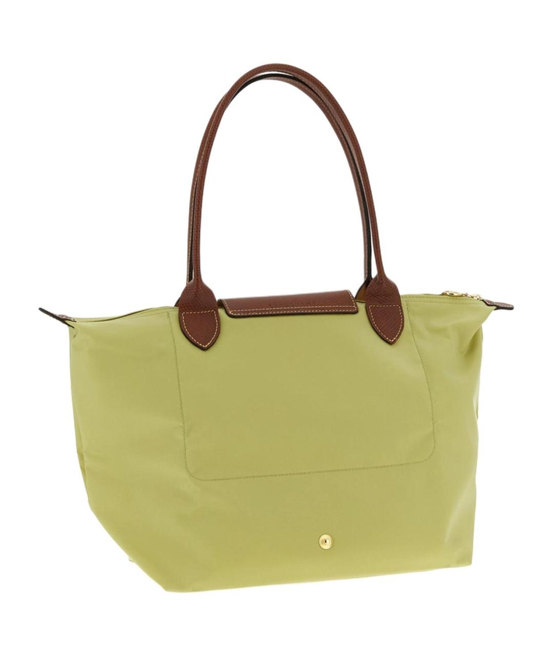 LONGCHAMP Желтая сумка тоут, фото 2