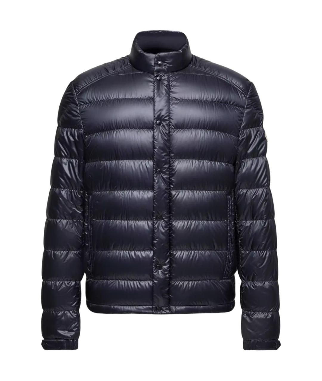 MONCLER Синий пуховик, фото 1