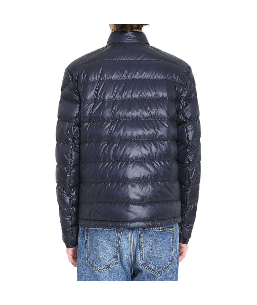 MONCLER Синий пуховик, фото 2