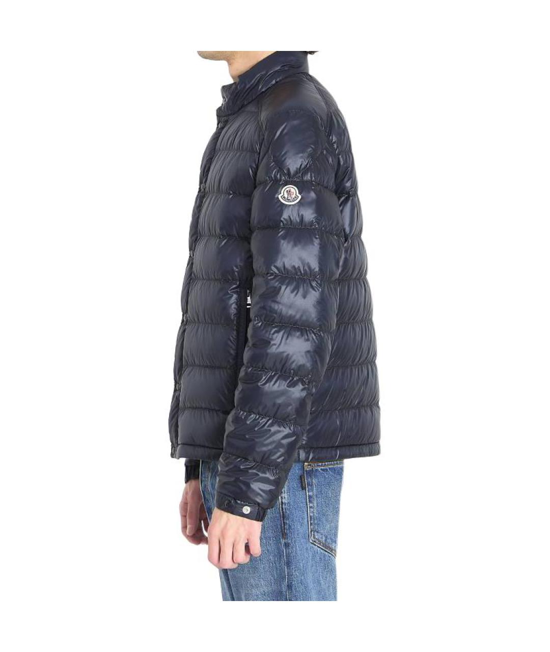 MONCLER Синий пуховик, фото 5