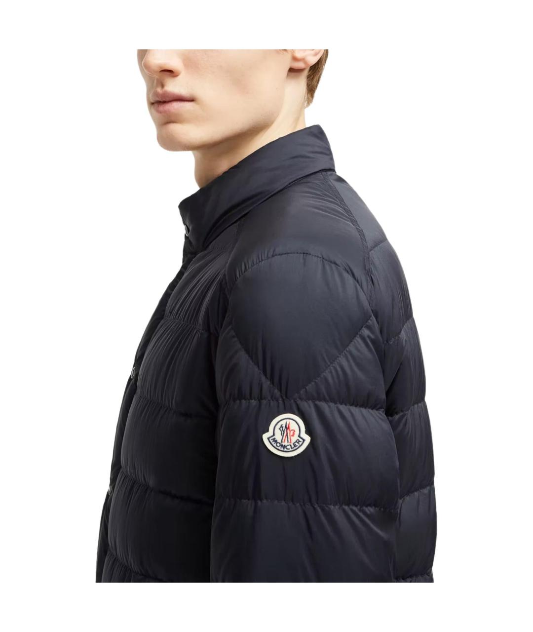MONCLER Темно-синяя куртка, фото 4