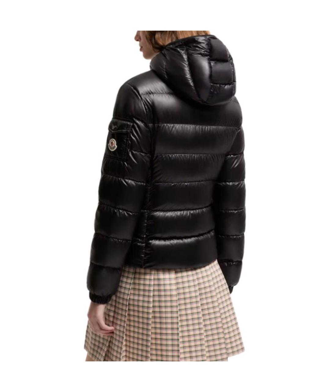 MONCLER Черный пуховик, фото 4