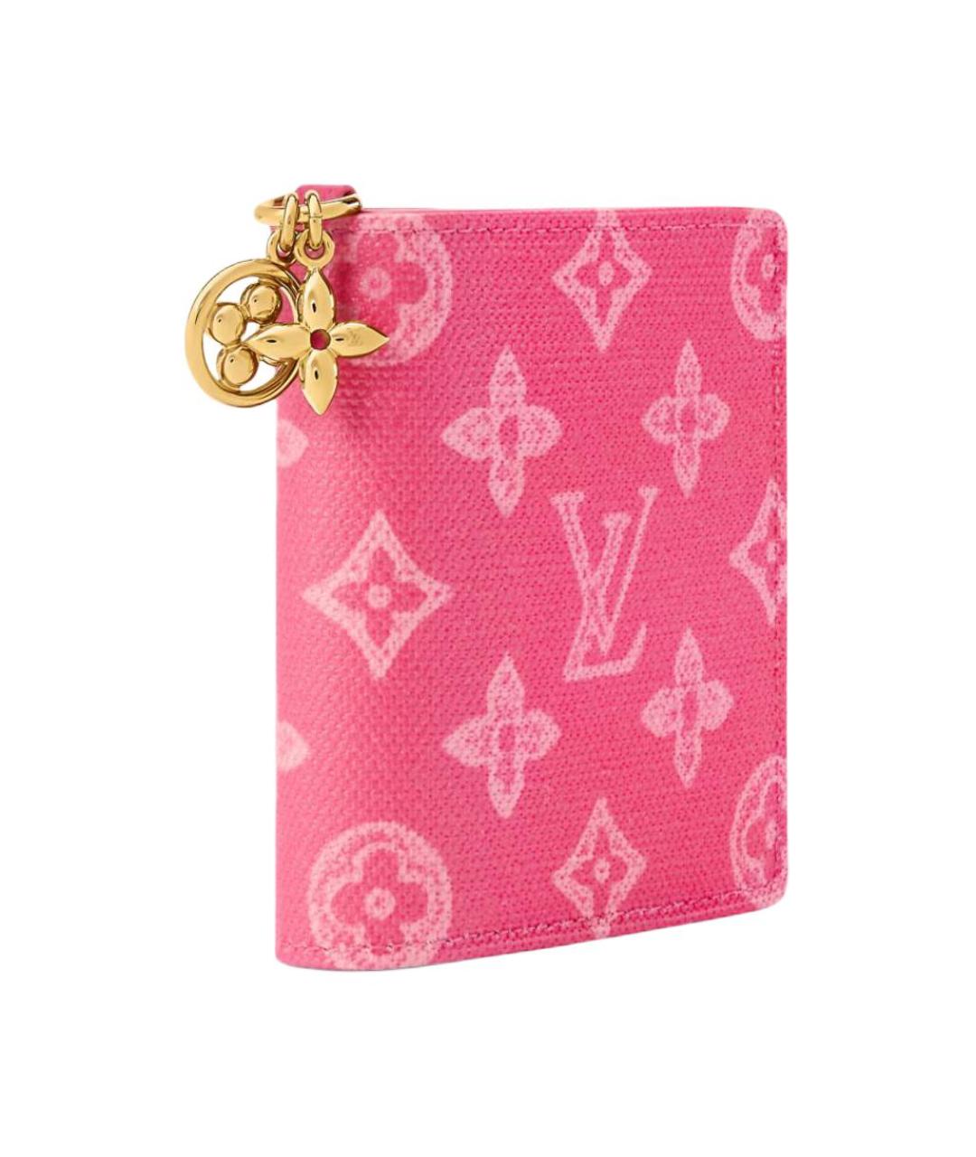 LOUIS VUITTON Розовый кошелек, фото 2