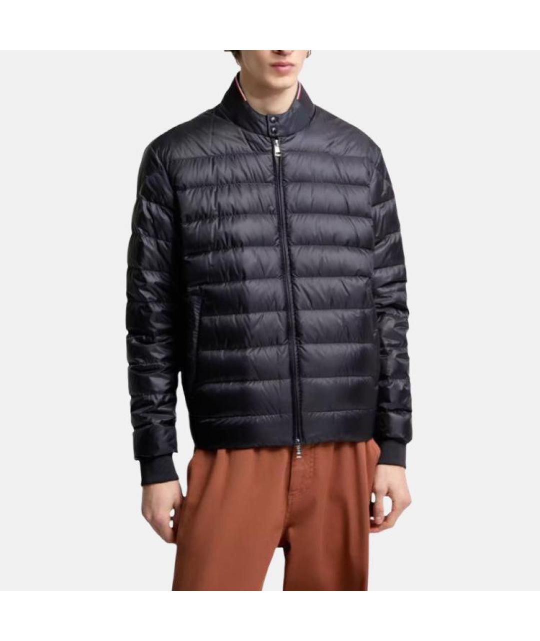 MONCLER Синий пуховик, фото 2