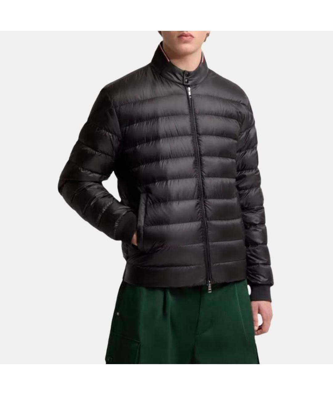 MONCLER Черный пуховик, фото 3