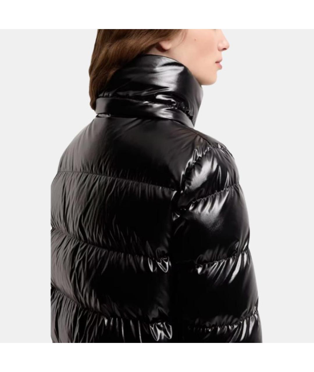 MONCLER Черный пуховик, фото 5