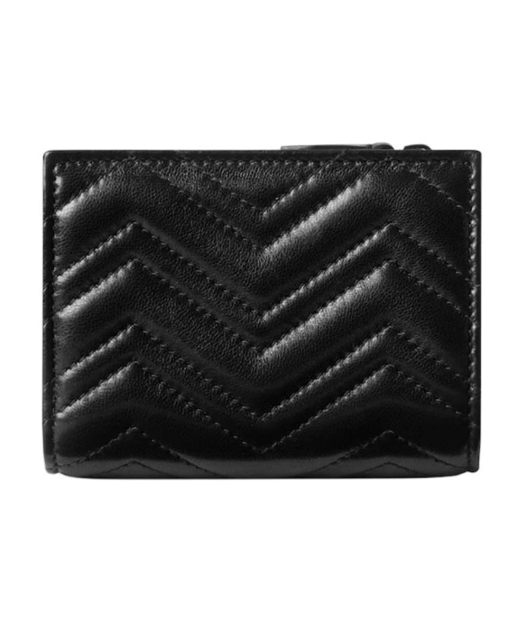 GUCCI Черный кожаный кошелек, фото 4