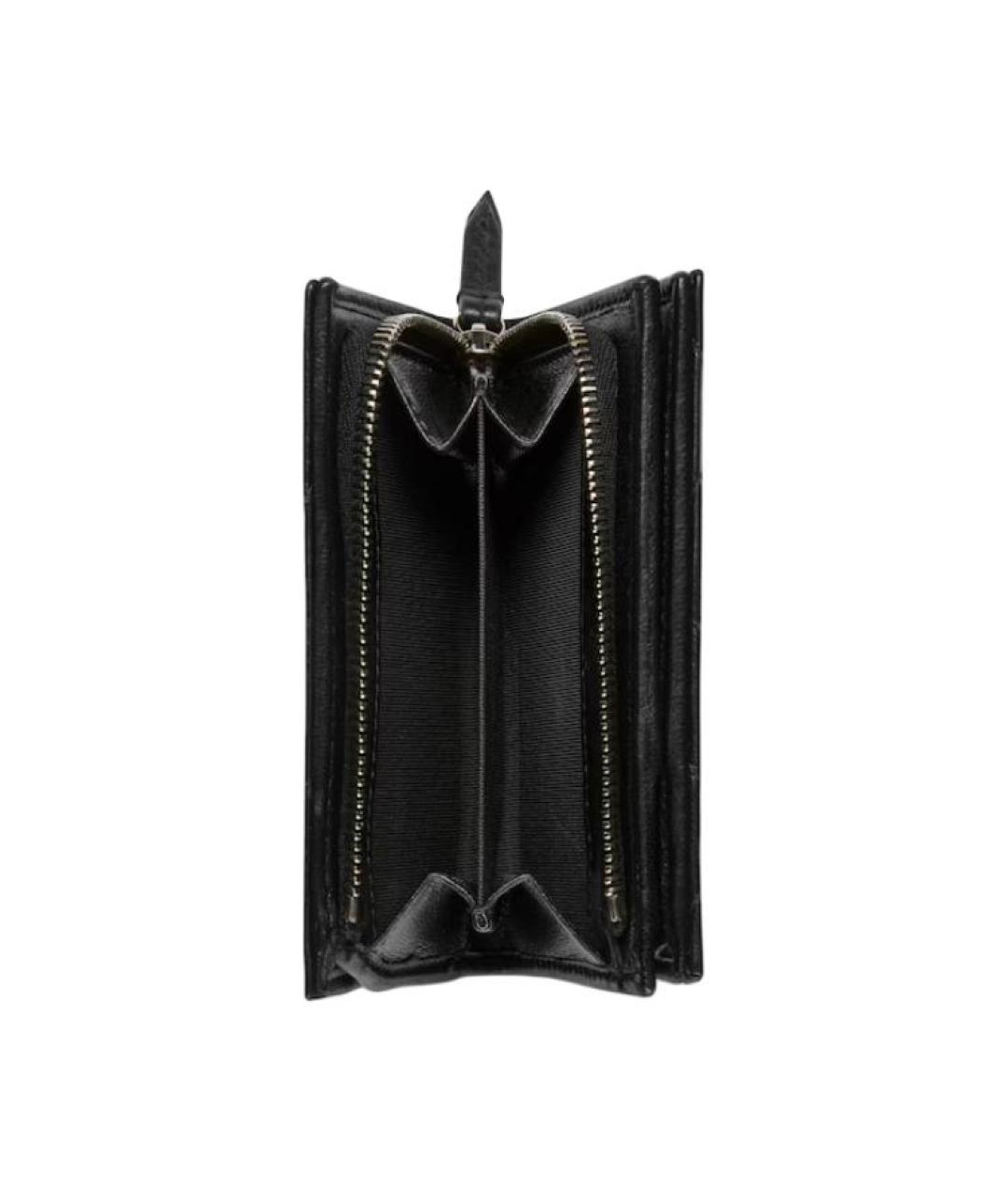 GUCCI Черный кожаный кошелек, фото 5