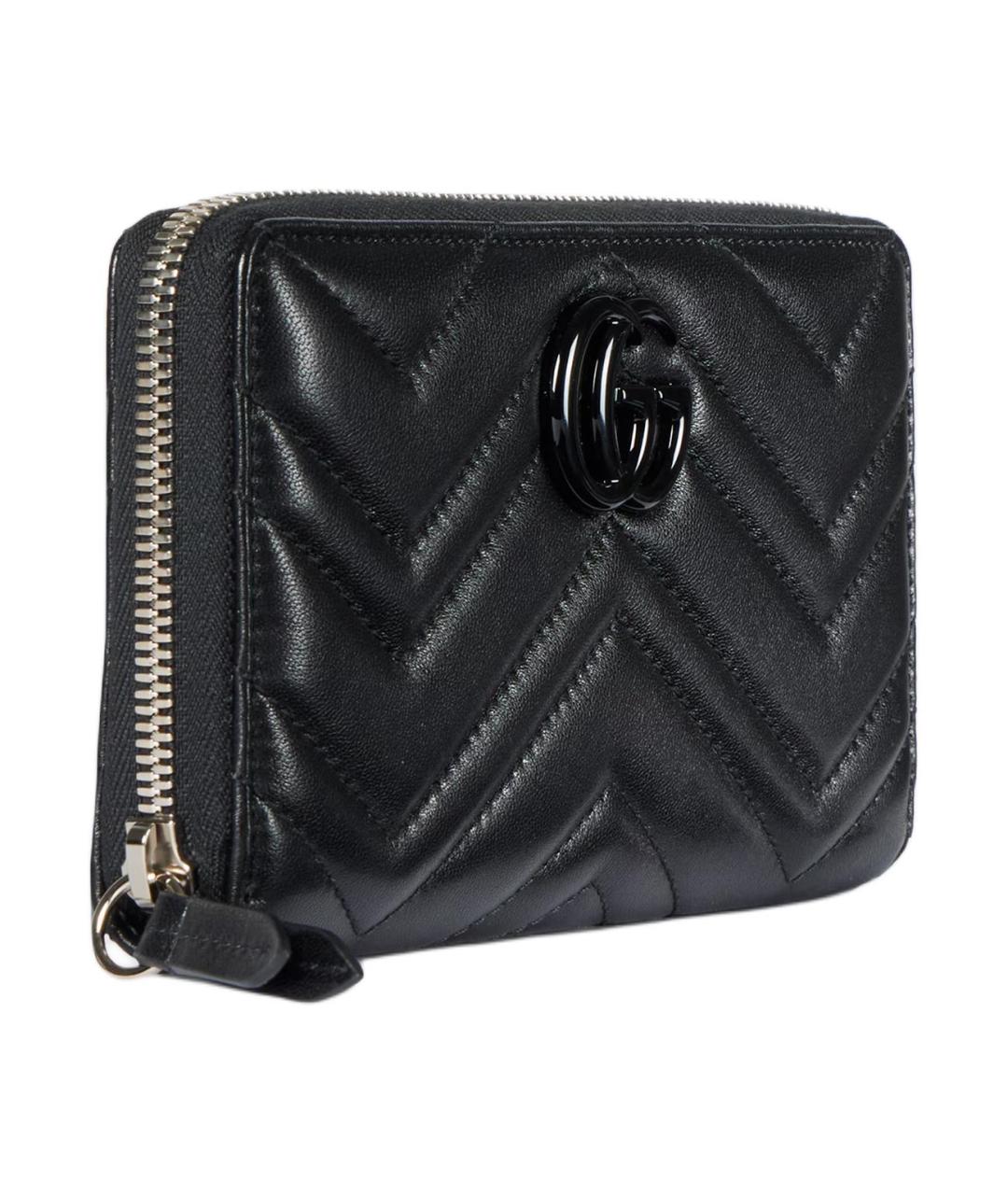 GUCCI Черный кожаный кошелек, фото 2