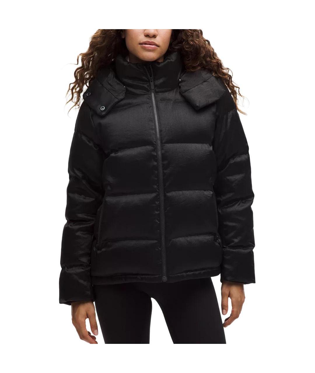 Lululemon Черный пуховик, фото 4