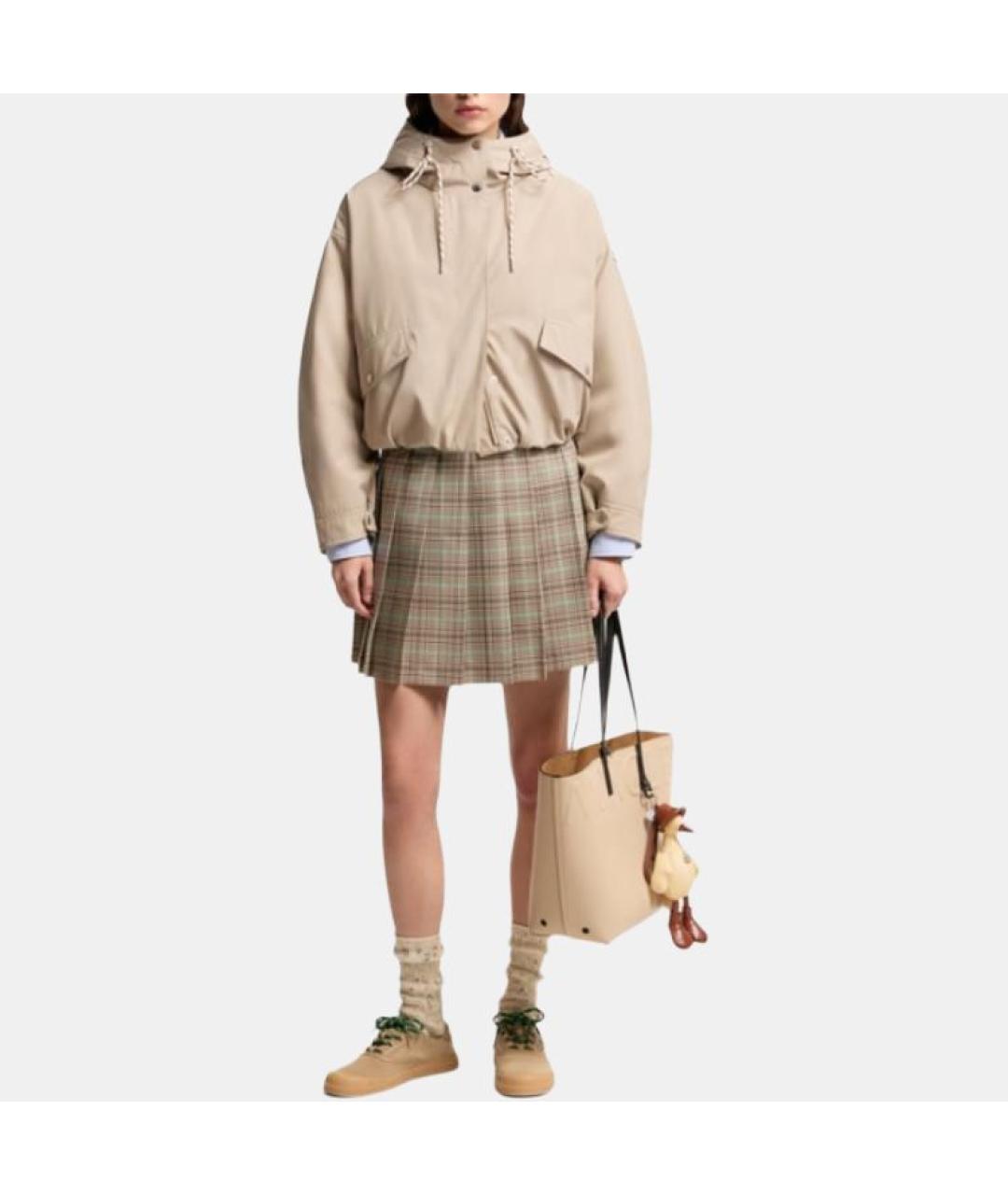 MONCLER Бежевая куртка, фото 4