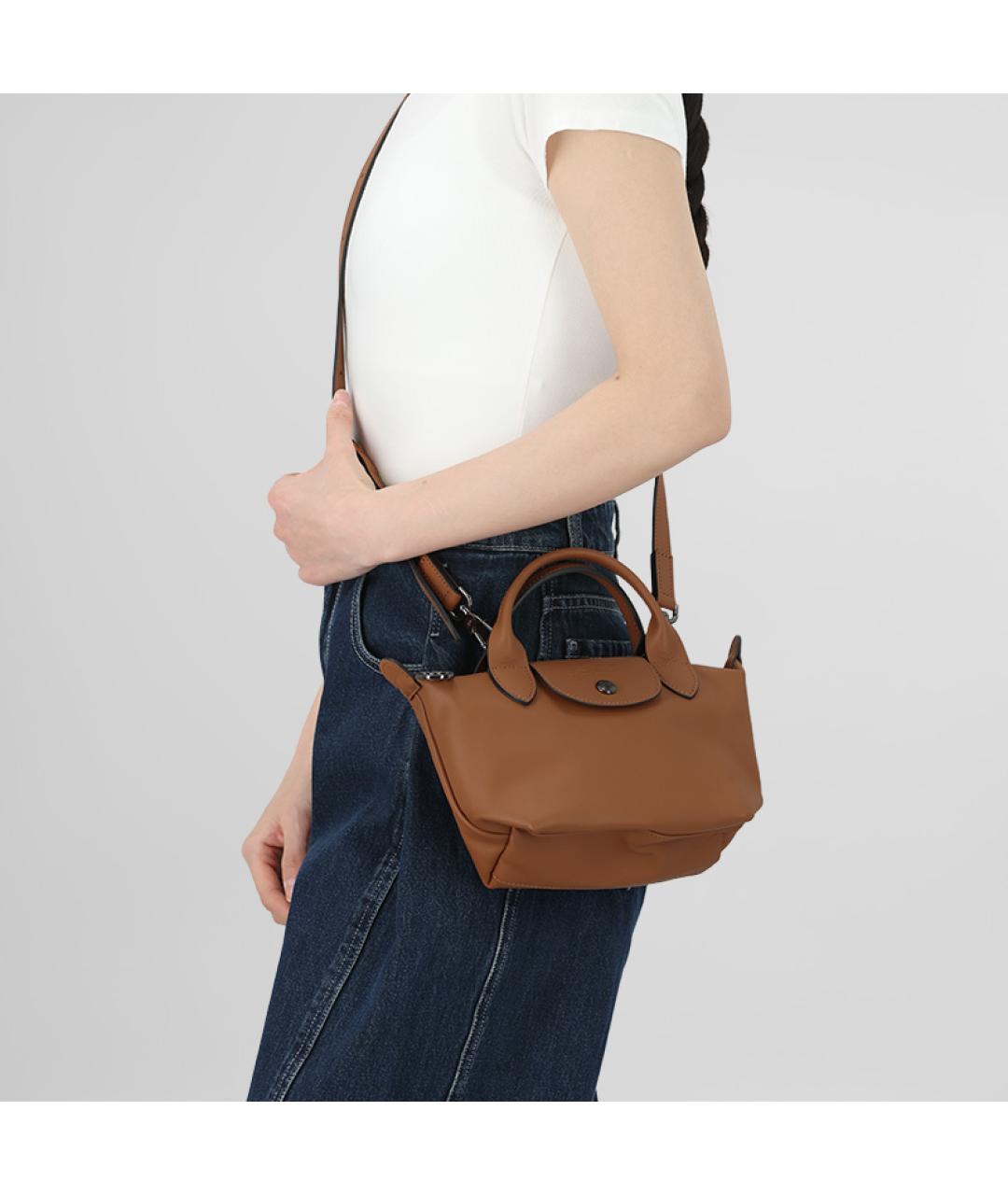 LONGCHAMP Коричневая сумка через плечо, фото 3