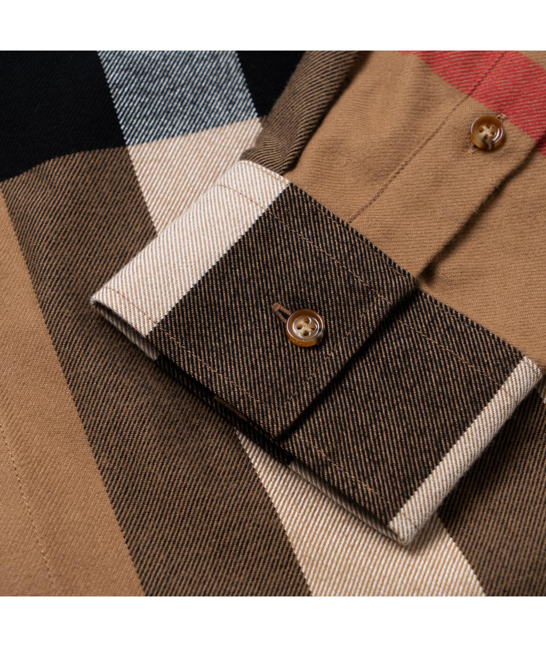 BURBERRY Коричневая кэжуал рубашка, фото 4